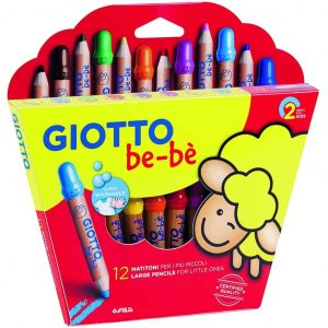 Giotto be-bè astuccio matitoni 12 pezzi assortiti