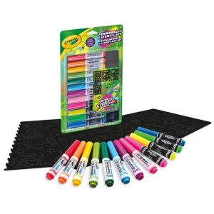 Crayola Ricarica Color Spray Esay 8 pennarelli 4 pennarelli tessuto 4 stencil
