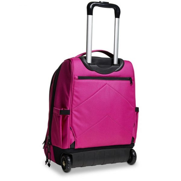 Zaino scuola New Bump Plain Invicta Trolley, Festival Fuchsia - 38 x 51 x  24cm