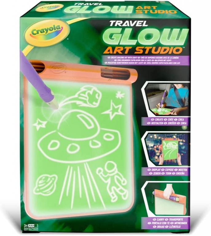 Crayola Travel Glow Art Studio Lavagna Luminosa a 20.90