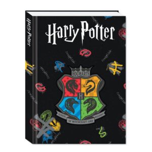 Diario Harry Potter 2023/24 10 mesi Imbottito Hogwarts Nero 15x20.5cm