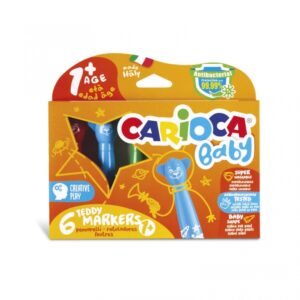 Pennarelli Carioca Teddy Markers BABY 6 colori