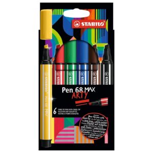 Stabilo Pen 68 Max Arty Confezione 6 colori assortiti SCUOLAWEB
