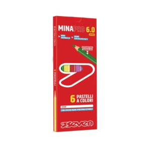 Pastelli Minapro 6.0 Scatola 6 Colori Seven su linait